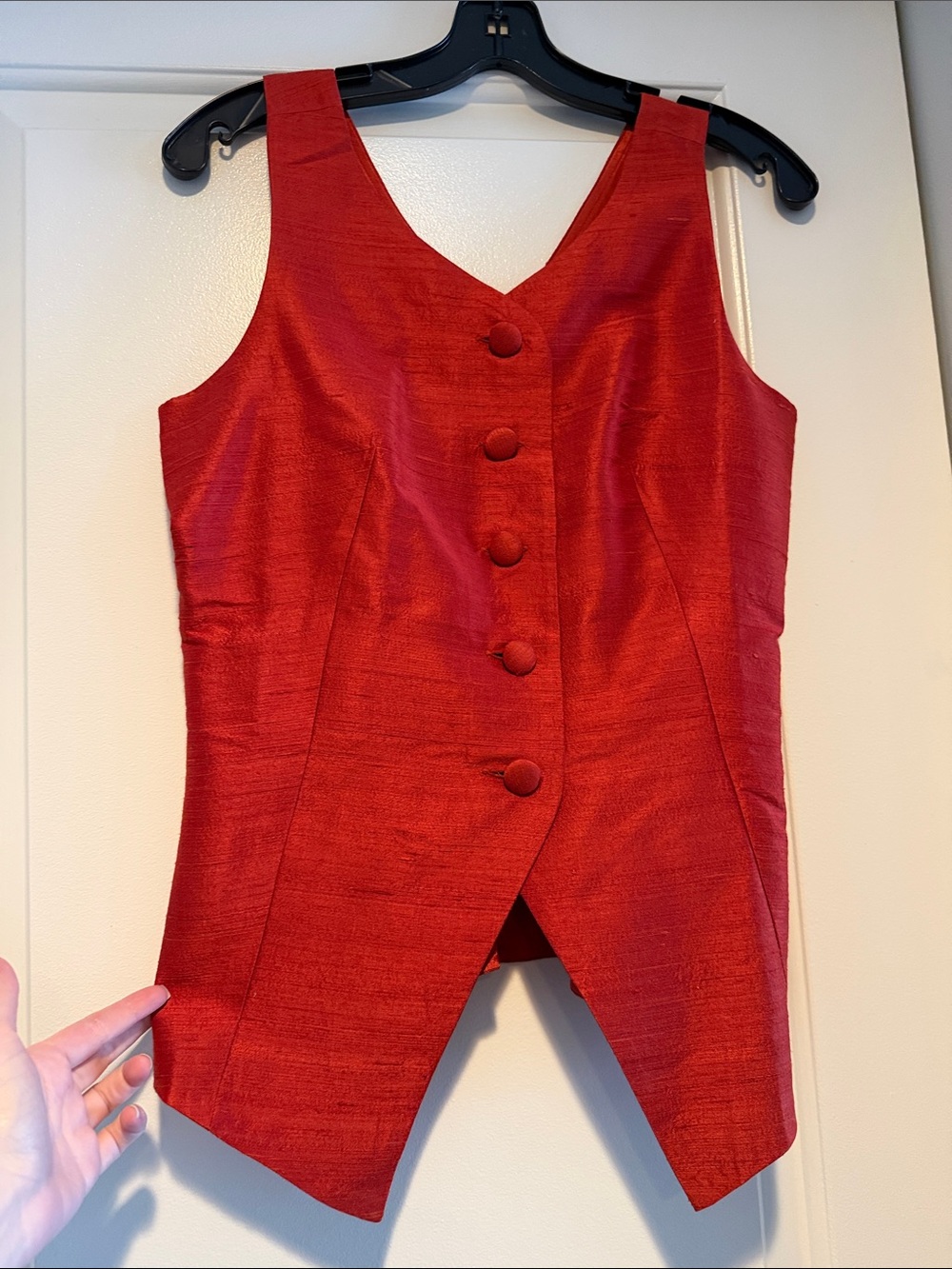 JULIA AMORY. Tess vest in “brick”. Size small. NWT - Picture 2 of 8